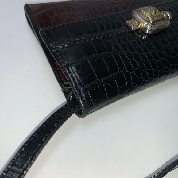 Brighton Leather Long Wallet on Chain Brown - Picture 12 of 12